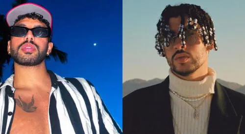 Luis Labori es el imitador que alborotó a los fanáticos de Bad Bunny en el Aeropuerto Jorge Chávez. elpopular.pe