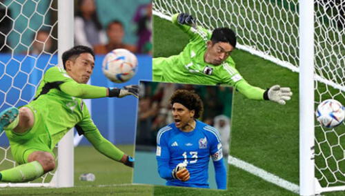 El portero japonés llamó la atención en las redes sociales. elpopular.pe