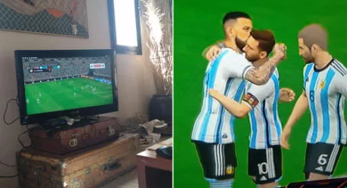 La hija de la mujer reveló que su madre vio otra cosa en vez del partido de su selección y es viral en Twitter. elpopular.pe