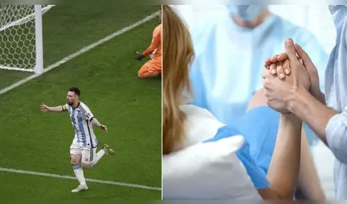 La mujer estaba en labor de parto cuando Argentina se enfrentaba ante Croacia por la Copa del Mundo. elpopular.pe