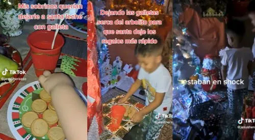 Los niños no pierden nunca el espíritu navideño. elpopular.pe