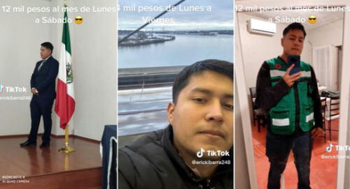 El muchacho indicó que ganaba menos en su país siendo profesional y abrió debate en TikTok. elpopular.pe