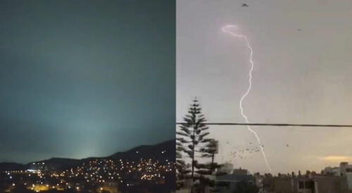 Esta situación causó impacto en los limeños, ya que es sumamente extraño la presencia de estos fenómenos meteorológicos en la capital. elpopular.pe