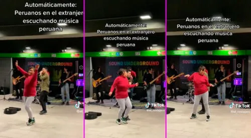 La señora la rompió con sus pasos de baile en TikTok. elpopular.pe