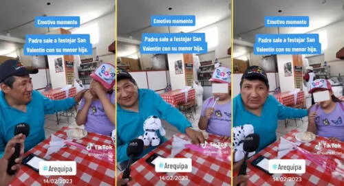 La escena hizo reflexionar a miles en TikTok luego de que el padre expresa sus sentimientos por su pequeña. elpopular.pe