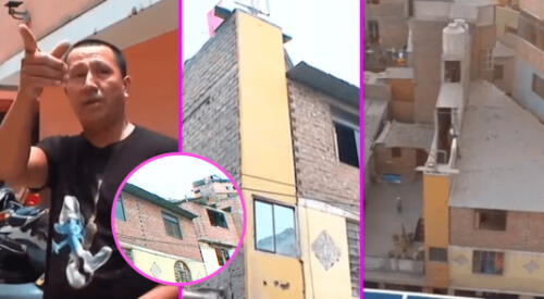 El hombre aseguró que su casa es más grande de lo que parece. elpopular.pe
