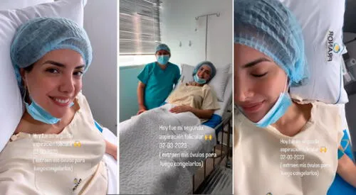 Rosángela Espinoza se extrajo por segunda vez los óvulos. elpopular.pe