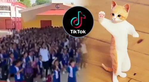 La canción fue cantada y bailada por los niños y niñas del colegio piurano. elpopular.pe