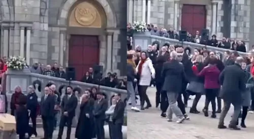 Le hizo un lindo homenaje a su esposa en el funeral. elpopular.pe