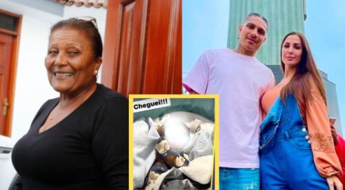 Doña Peta chocha con nacimiento de su nieto, hijo de Paolo Guerrero y Ana Paula Consorte elpopular.pe