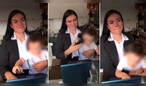 Usuarios reaccionaron a la emotiva escena compartida en redes. elpopular.pe