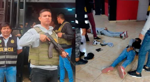 Efectivos policiales capturaron a los hampones en flagrancia. elpopular.pe