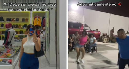 La coreografía la rompió en la app china. elpopular.pe