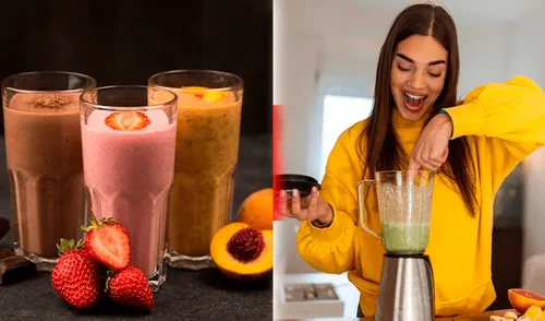 Prepara los mejores licuados para el desayuno de tus hijos. elpopular.pe