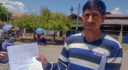 Dirigente denuncia amenazas luego de hacer públicas las irregularidades. elpopular.pe