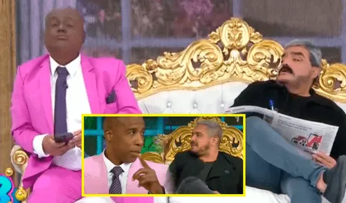 JB en ATV hace parodia tras bronca entre Cuto Guadalupe y Juan Manuel Vargas. elpopular.pe