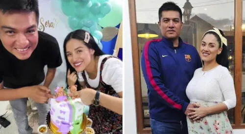 Katy Jara y su esposo revelan el sexo de su bebé. elpopular.pe
