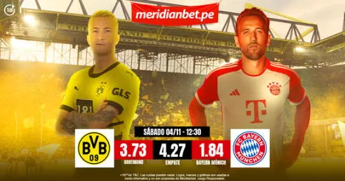 Borussia Dortmund vs Bayern Munich elpopular.pe