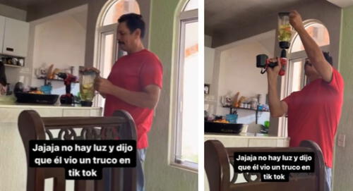 El curioso método del hombre ha causado sensación en la app china. elpopular.pe