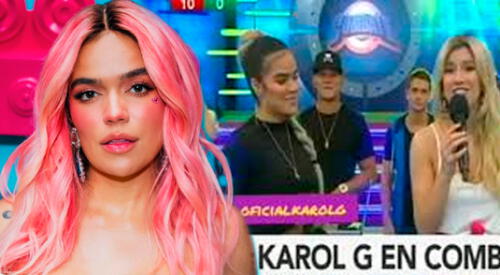 Karol G llegó a asistir a 'Combate'. elpopular.pe