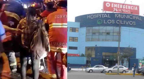 Una de las víctimas perdió la vida en el hospital de Los Olivos. elpopular.pe