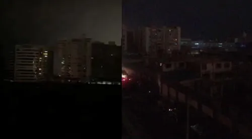Apagón en varios distritos del sur deja asustados a los moradores. elpopular.pe