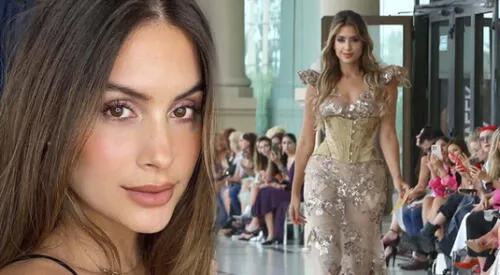 Milett Figueroa se refiere a su reciente desfile internacional. elpopular.pe