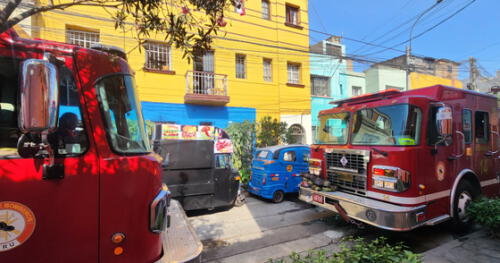 Menor de edad queda encerrado en una habitación con llave tras incendio. elpopular.pe