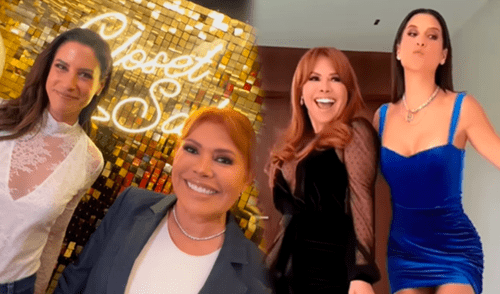 Magaly Medina y María Pía Copello lograron exitoso 'closet sale'. elpopular.pe