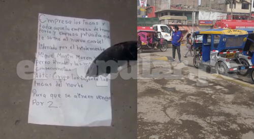 sicarios amenazan a mototaxistas de Comas en Trapiche elpopular.pe