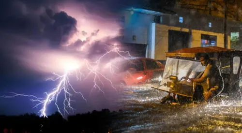 Conoce cuáles serán las regiones más afectadas por las lluvias y descargas eléctricas. elpopular.pe