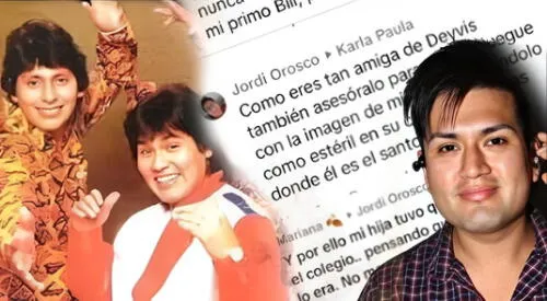 Jordi Orosco, primo hermano de Deyvis Orosco, lo acusa de haber dejado a su fallecido padre como 'esteril' en bioserie, revela Andrea San Martín. elpopular.pe