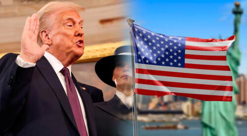 Donald Trump y sus promesas desde el primer día de mandato en Estados Unidos. elpopular.pe