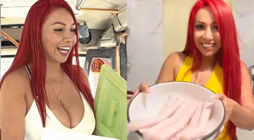 Deysi Araujo inició su negocio de marcianos en San Isidro. elpopular.pe