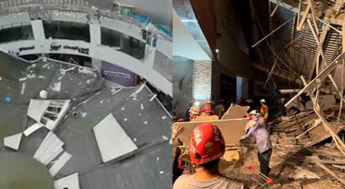 Caída del techo de Real Plaza Trujillo dejó más de 70 heridos. elpopular.pe