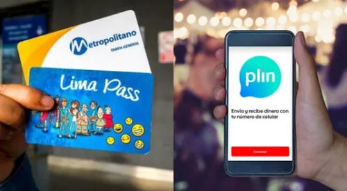 En la primera etapa, los usuarios podrán recargar su tarjeta del Metropolitano o Lima Pass con Plin en cuatro estaciones. elpopular.pe