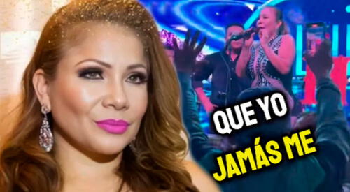 Marisol lanza fuertes comestarios sobre el escenario. elpopular.pe
