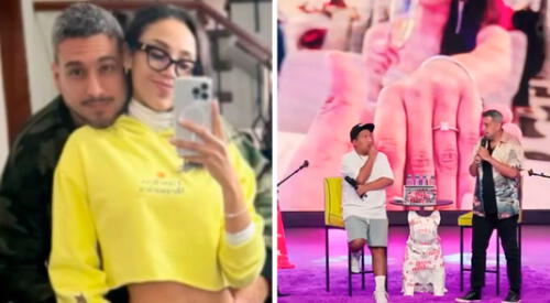 Ricardo Mendoza se comprometió con su novia Katya Mosquera y así lo anunció en Hablando Huevadas elpopular.pe