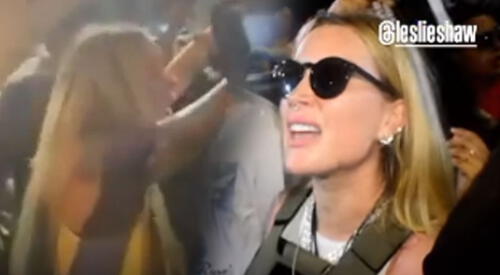 Leslie Shaw ROMPE EN LLANTO al exigir JUSTICIA para Paul Flores en plena marcha. elpopular.pe