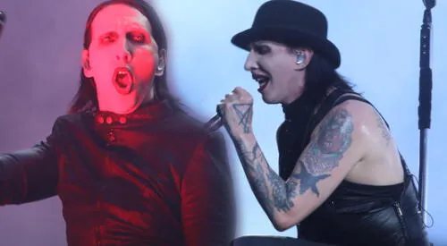 Marilyn Manson se presentó en Vivo x el rock. elpopular.pe