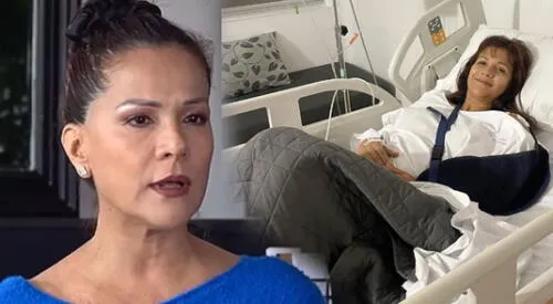 Mónica Sánchez no ha dado a conocer el motivo de su cirugía. elpopular.pe