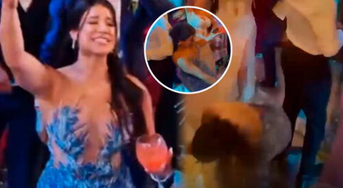 Hermana de Said Palao sufre FUERTE caída en plena fiesta de Alejandra Baigorria y REACCIÓN deja en shock elpopular.pe
