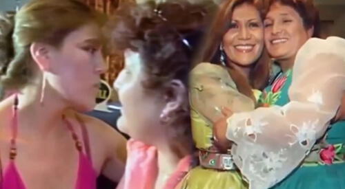 Alicia Delgado hizo escena de celos a Abencia Meza por Dina Páucar. elpopular.pe