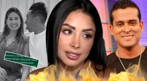 Pamela Franco responde si volvería con Christian Domínguez tras chat de Cueva y López. elpopular.pe