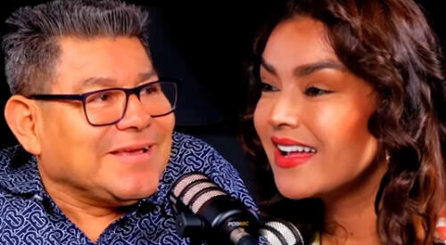 Claudia Portocarrero y Dilbert Aguilar tienen especial momento juntos. elpopular.pe