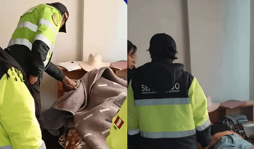 Joven ebria entra a casa ajena y se duerme sin notar el error. elpopular.pe