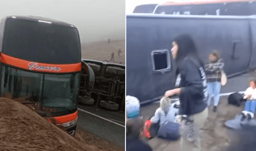 Trágico accidente de bus deja un muerto y heridos de gravedad. elpopular.pe