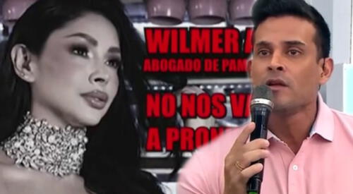 Pamela Franco y Christian Domínguez se reunieron para la conciliación de su hija. elpopular.pe