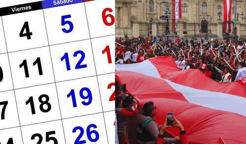 Perú se prepara para un feriado largo del 5 al 7 de julio: quiénes descansarán. elpopular.pe