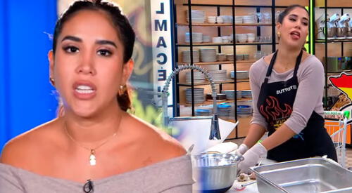 Melissa Paredes preocupó con sus nauseas en la competencia. elpopular.pe